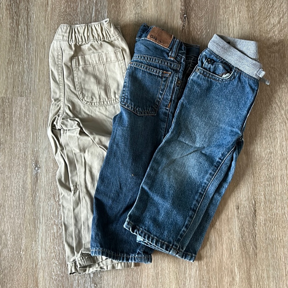 Jeans and khakis 18-24 mo